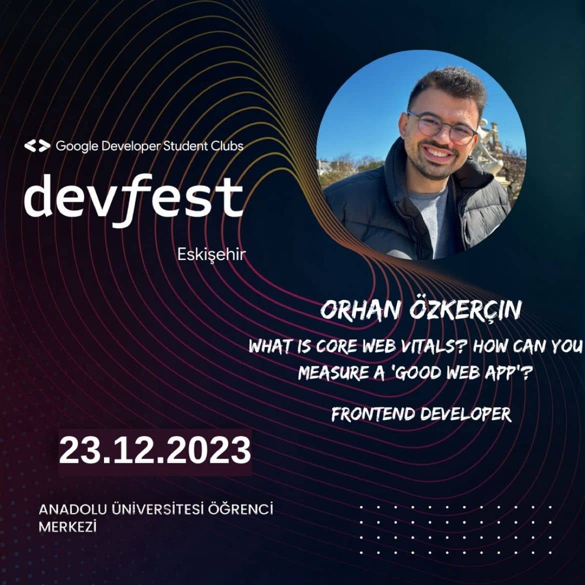 Talk poster: DevFest Eskişehir